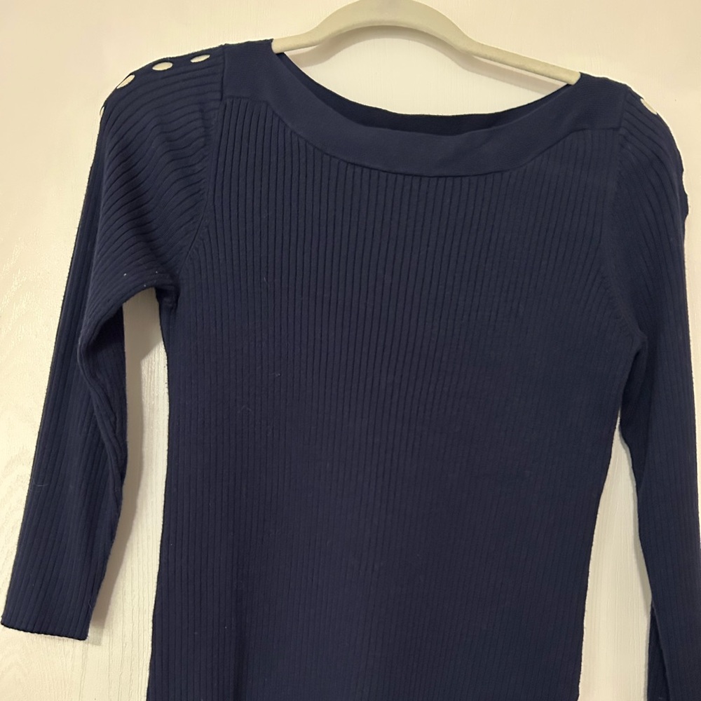 Navy blue light sweater. Priced to sell$